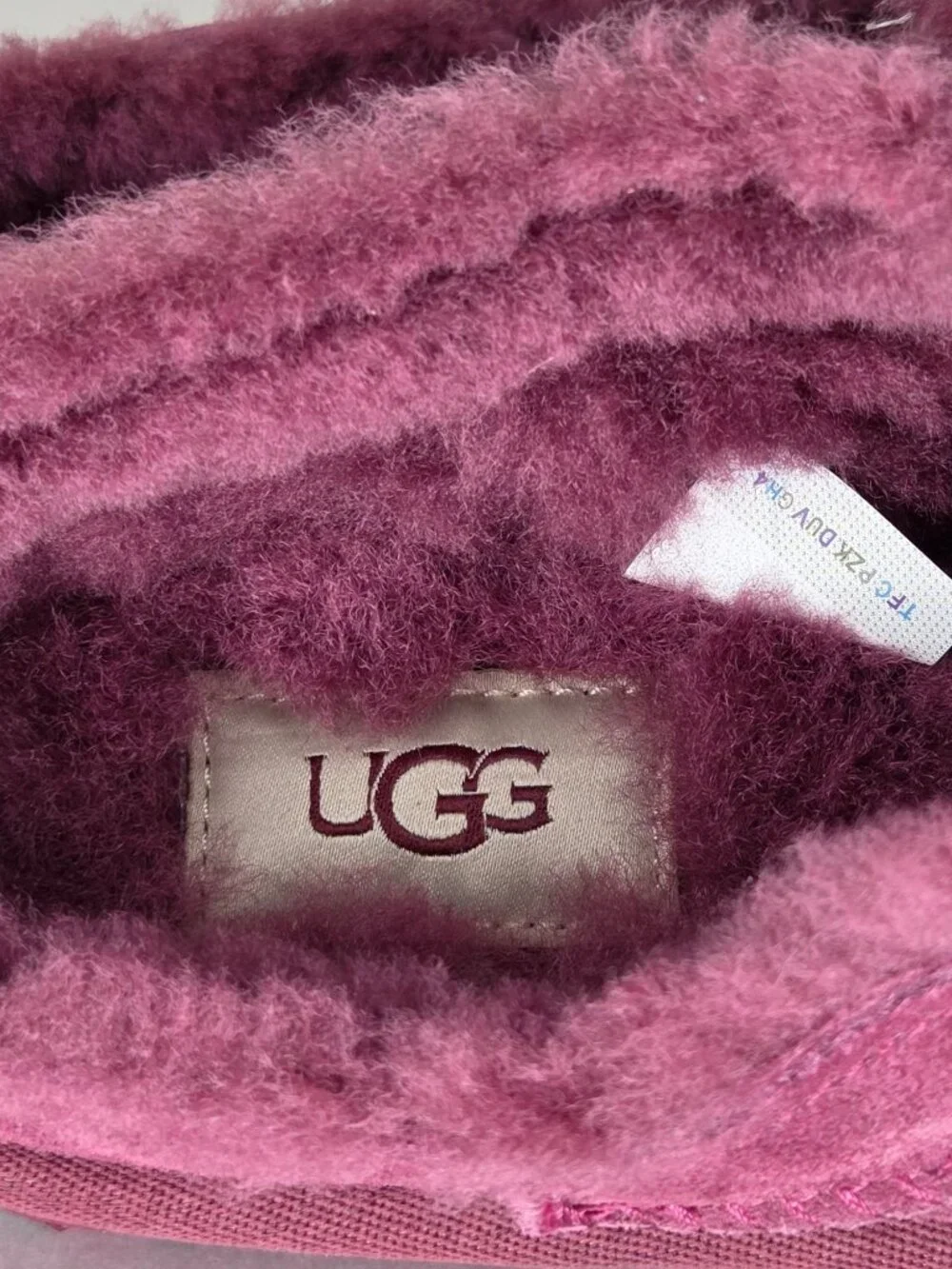 UGG Classic Micro Purple Pull Tab Booties 6 M
